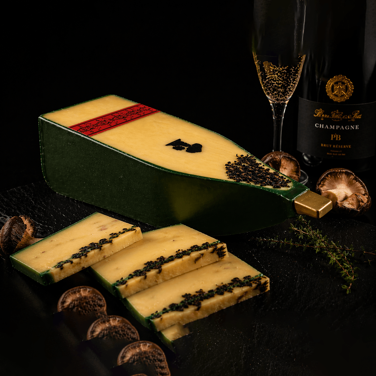 Mousse de Pato con Setas y Champán